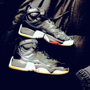 Black High-Top Kids Sneakers